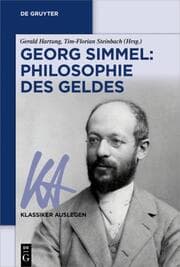 Cover von Georg Simmel: Philosophie des Geldes