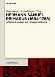 Cover von Hermann Samuel Reimarus (1694-1768)