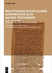 Cover von Einleitung. Arbeitsmittel und Voraussetzungen