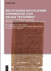 Cover von Das Johannesevangelium, die Apostelgeschichte, der Prozess des Paulus