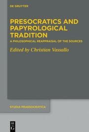 Cover von Presocratics and Papyrological Tradition