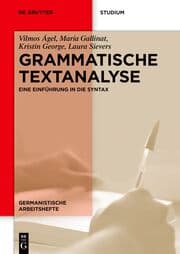 Cover von Grammatische Textanalyse