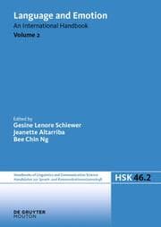 Cover von Language and Emotion. Volume 2