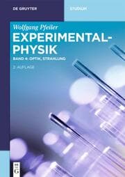Cover von Optik, Strahlung