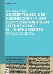 Cover von Konzeptionen des Heidnischen in der deutschsprachigen Literatur des 13. Jahrhunderts