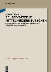 Cover von Relativsätze im Mittelniederdeutschen
