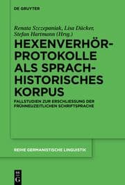 Cover von Hexenverhörprotokolle als sprachhistorisches Korpus