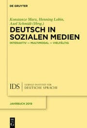 Cover von Deutsch in Sozialen Medien