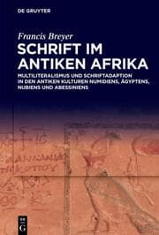 Cover von Schrift im antiken Afrika
