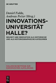 Cover von Innovationsuniversität Halle?