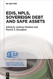Cover von EDIS, NPLs, Sovereign Debt and Safe Assets