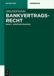 Cover von Bankvertragsrecht 2 - Investmentbanking