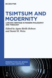 Cover von Tsimtsum and Modernity