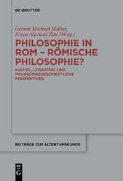 Cover von Philosophie in Rom - Römische Philosophie?