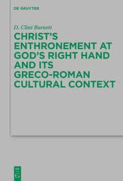 Cover von Christ's Enthronement at God's Right Hand and Its Greco-Roman Cultural Context