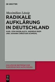 Cover von Radikale Aufklärung in Deutschland