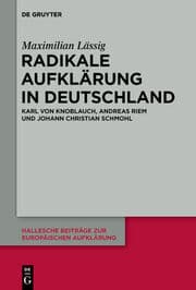 Cover von Radikale Aufklärung in Deutschland