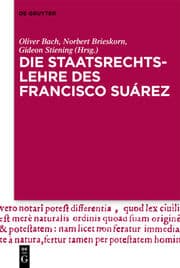 Cover von Die Staatsrechtslehre des Francisco Suárez