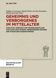 Cover von Geheimnis und Verborgenes im Mittelalter