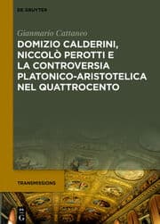 Cover von Domizio Calderini, Niccolò Perotti e la controversia platonico-aristotelica nel Quattrocento