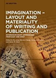 Cover von Impagination - Layout and Materiality of Writing and Publication