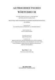 Cover von Band VIII, 1: S-Sn. 4.-9. Lieferung
