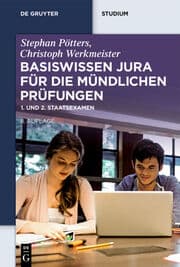 Cover von Basiswissen Jura für die mündlichen Prüfungen