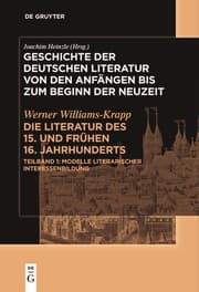 Cover von Die Literatur des 15. und frühen 16. Jahrhunderts