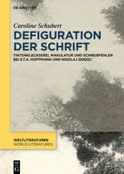 Cover von Defiguration der Schrift