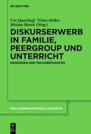 Cover von Diskurserwerb in Familie, Peergroup und Unterricht
