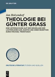 Cover von Theologie bei Günter Grass