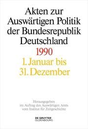 Cover von Akten zur Auswärtigen Politik der Bundesrepublik Deutschland 1990