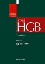 Cover von §§ 453-466