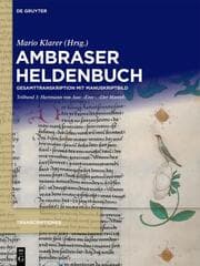 Cover von Ambraser Heldenbuch - Hartmann von Aue: Erec. Der Mantel