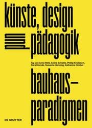 Cover von bauhaus-paradigmen