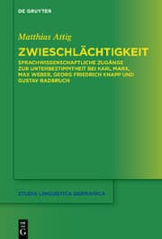 Cover von Zwieschlächtigkeit