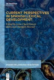 Cover von Current Perspectives in Spanish Lexical Development
