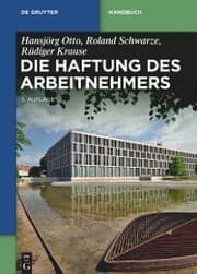 Cover von Die Haftung des Arbeitnehmers