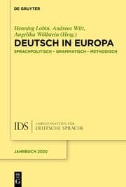 Cover von Deutsch in Europa