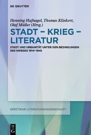 Cover von Stadt - Krieg - Literatur