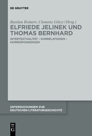 Cover von Elfriede Jelinek und Thomas Bernhard