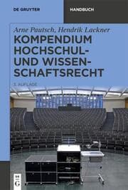 Cover von Kompendium Hochschul- und Wissenschaftsrecht