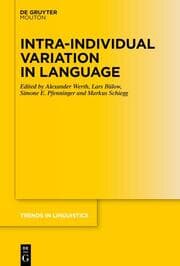 Cover von Intra-individual Variation in Language