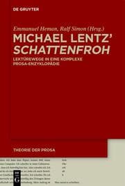 Cover von Michael Lentz' Schattenfroh