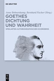 Cover von Goethes Dichtung und Wahrheit