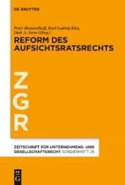 Cover von Reform des Aufsichtsratsrechts