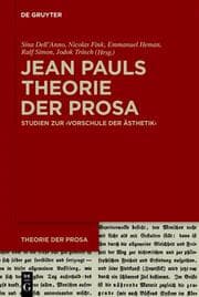 Cover von Jean Pauls Theorie der Prosa