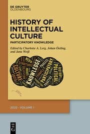 Cover von History of Intellectual Culture 1/2022