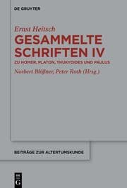 Cover von Zu Homer, Platon, Thukydides und Paulus