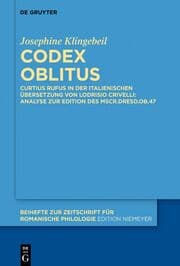 Cover von Codex oblitus